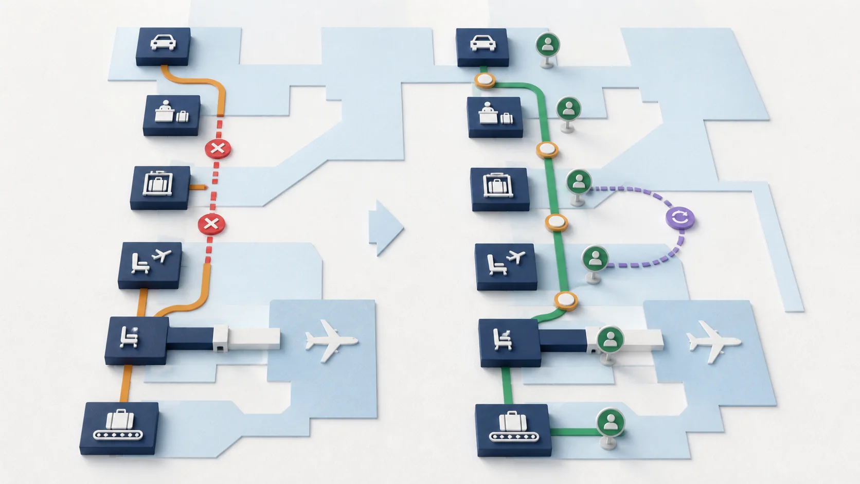 Why Accessibility Breaks When Airport Continuity Fails what changes illustration