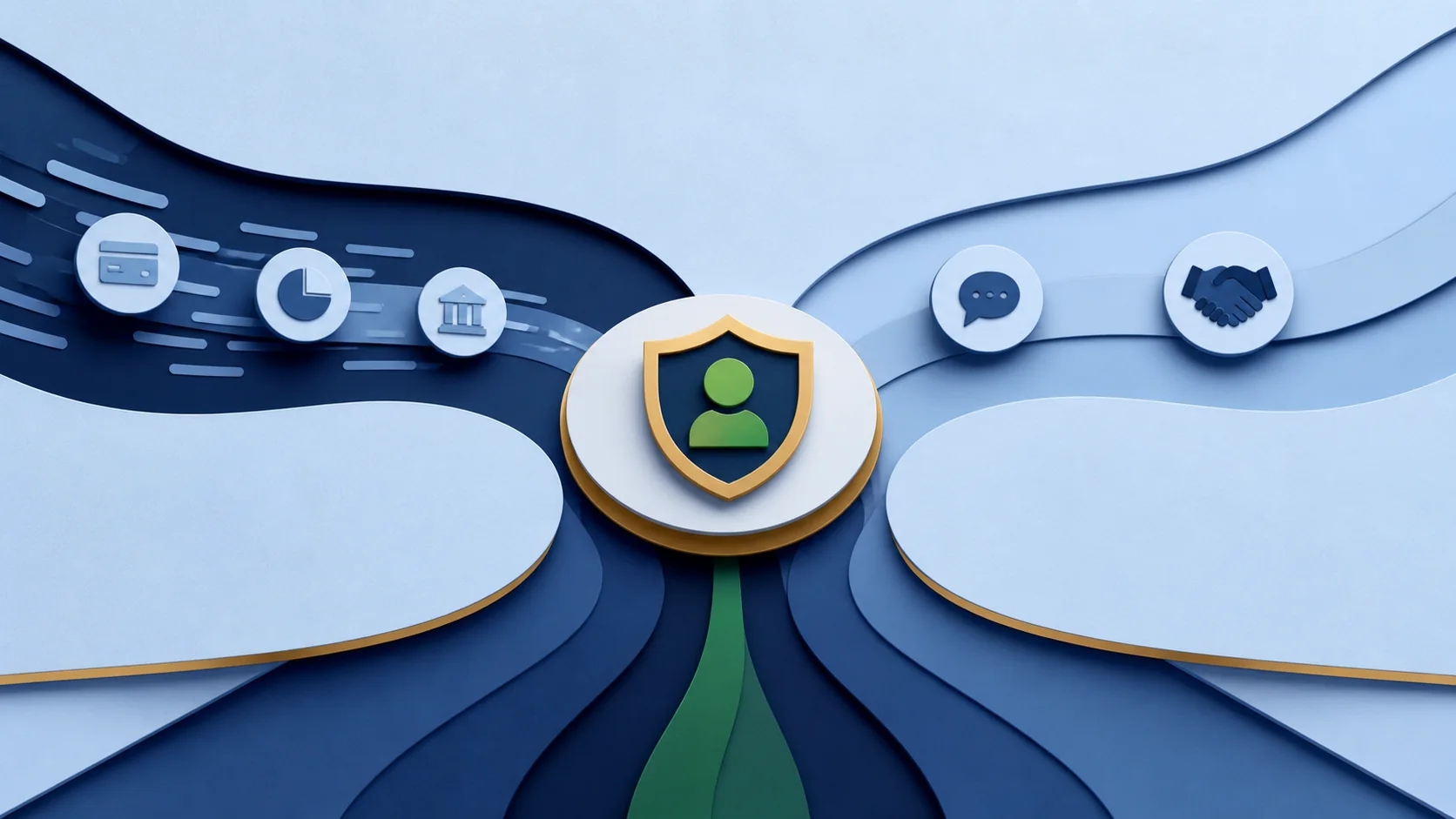 Editorial illustration for Retail Banking CX: Digital Convenience vs. Human Trust
