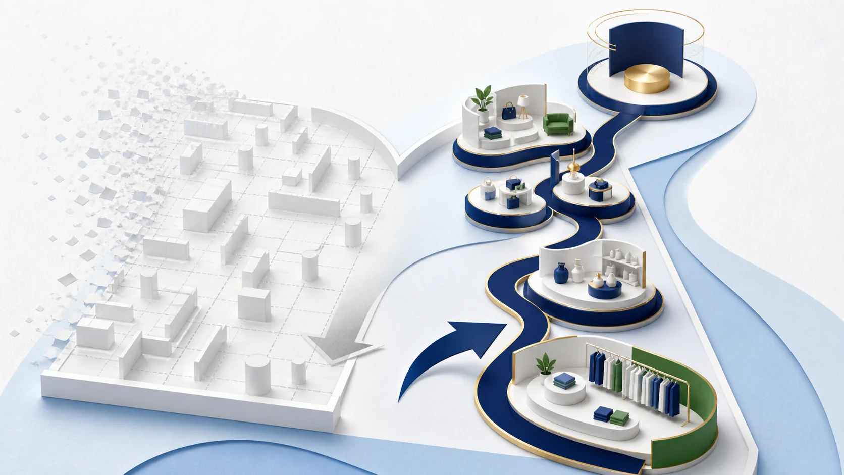 Editorial illustration for Department Store Strategy: Omnichannel Integration Without Identity
