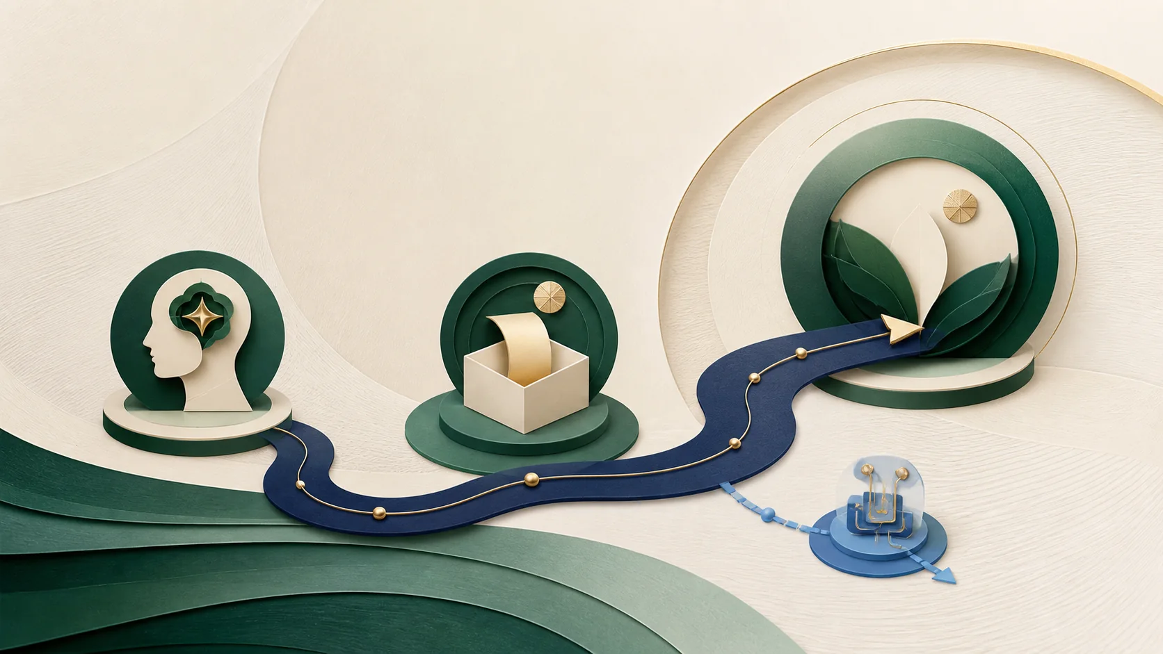 Editorial illustration for Premium Retail: Experience Design Over Technology Display