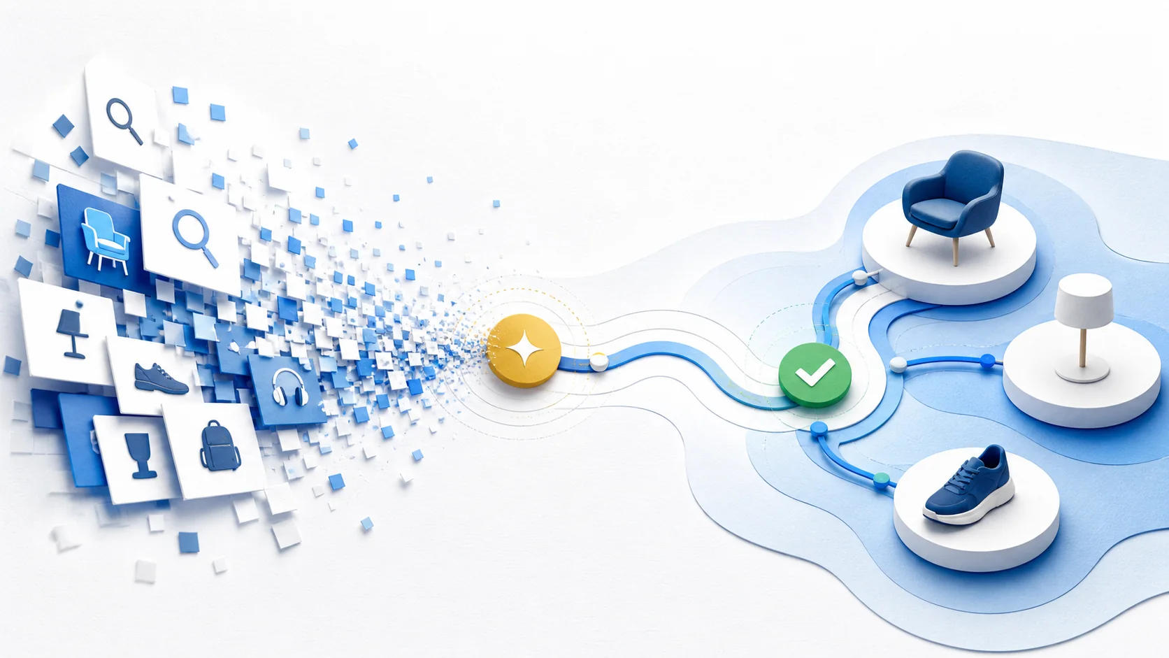 Editorial illustration for AI Shopping Agents: Discovery Beyond Search