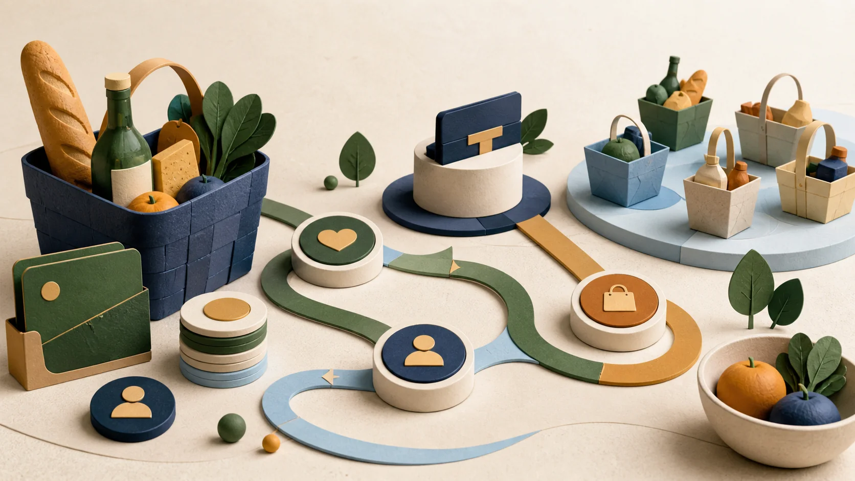 Editorial illustration for Eataly's Loyalty Card in a Market of 3.4 Loyalty Cards