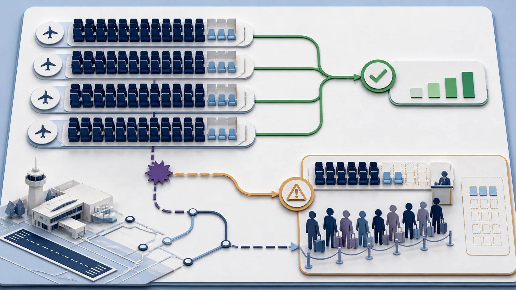 Editorial illustration for A Record Load Factor Is Not the Same as Slack