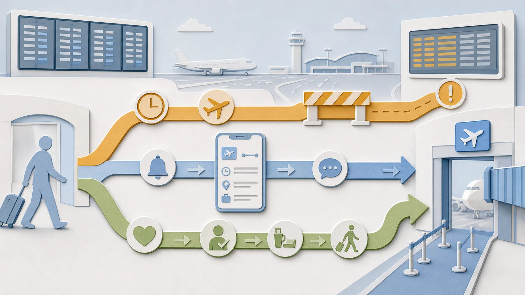 Editorial illustration for Airlines Got More Reliable at Being Honest, Not More Reliable