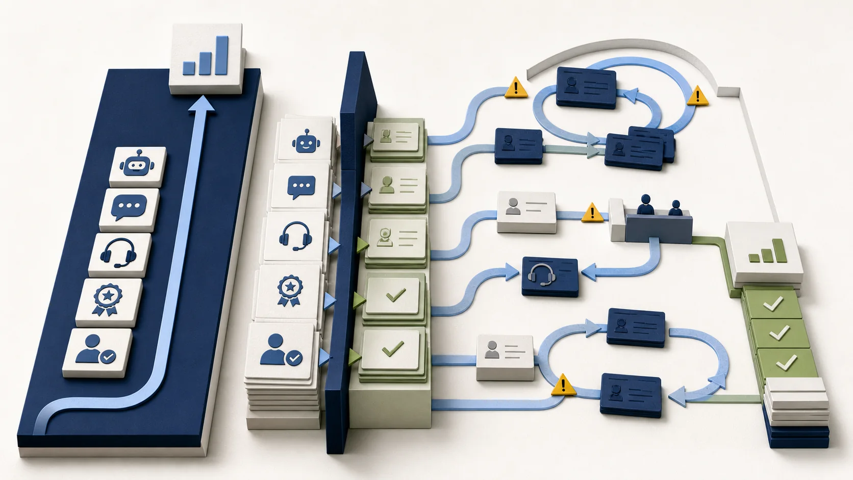 Editorial illustration for The 49-Point Gap Between AI Vendor Claims and What Actually Gets Resolved