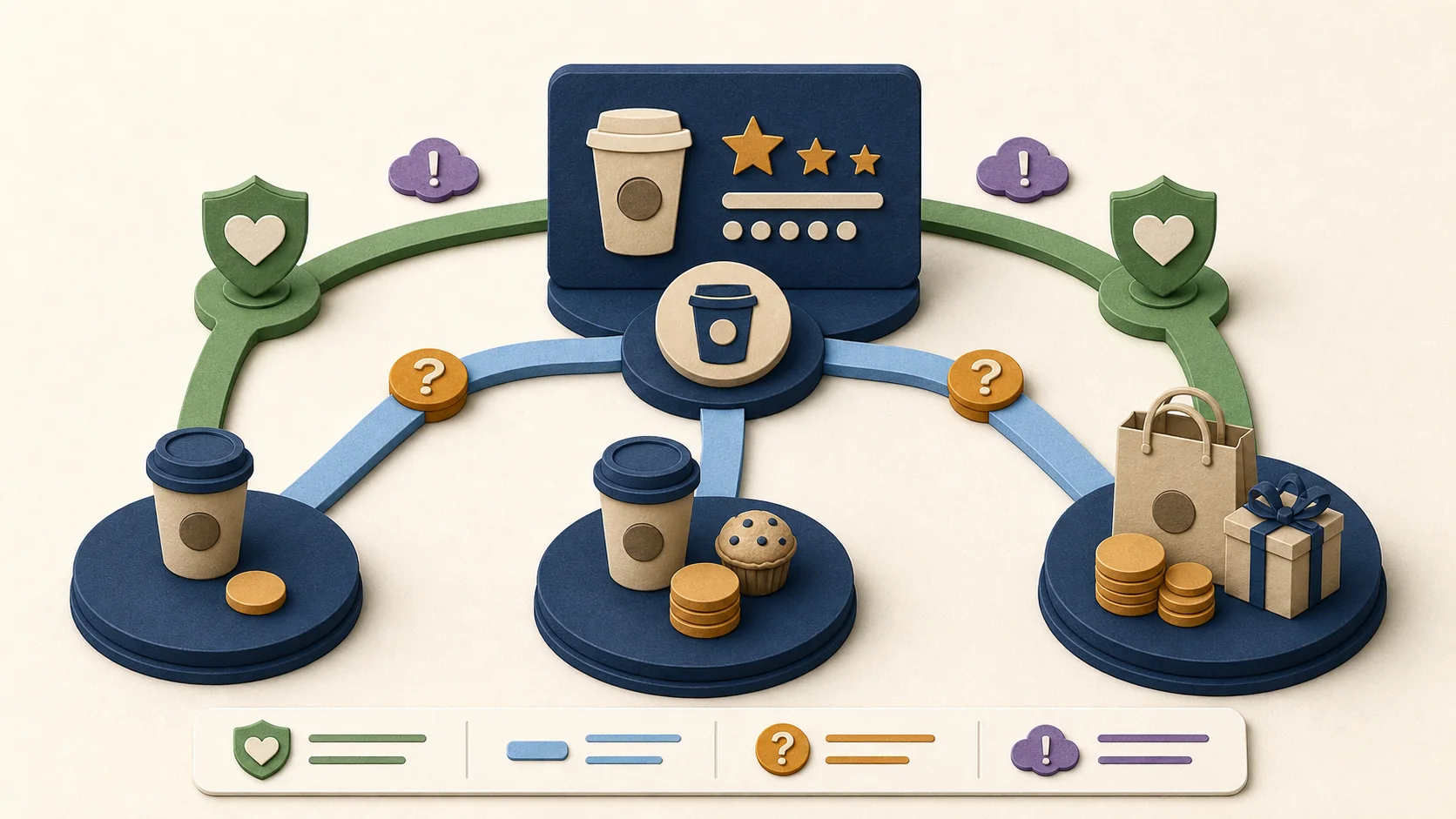 Editorial illustration for Starbucks Rewards Drives 60% of US Revenue. The Company Still Changed It Anyway.