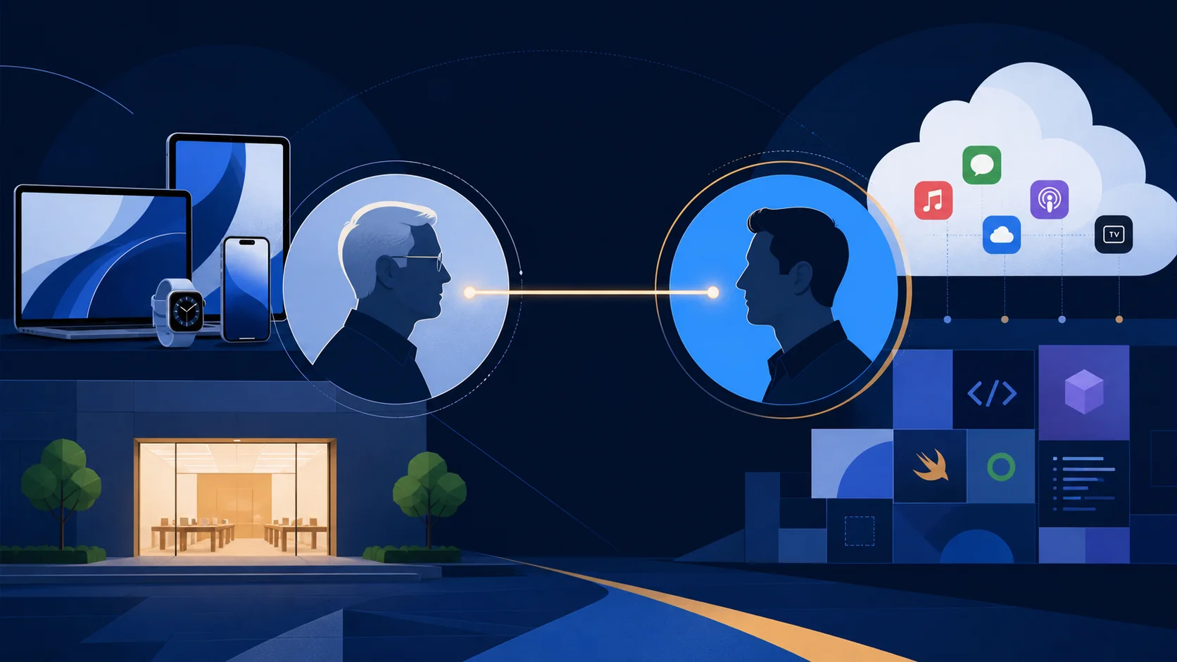 Apple's Next Revenue Unknowns After Tim Cook editorial illustration