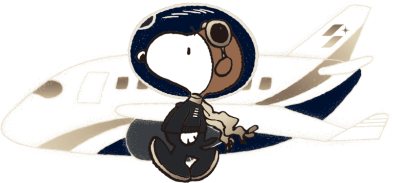 Peanuts Snoopy STARLUX Airplane